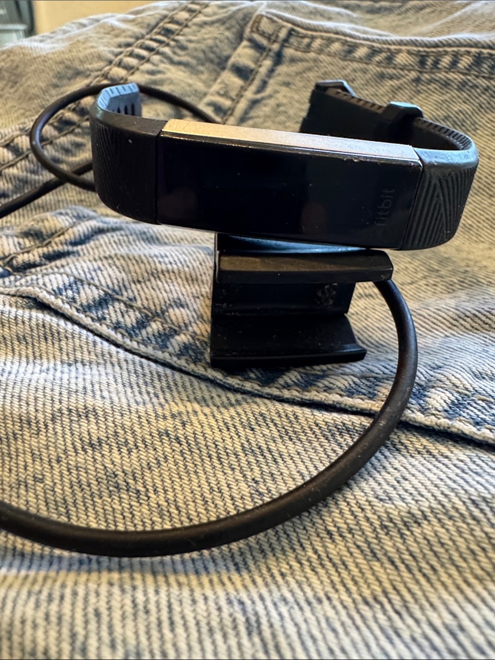Fitbit Black Activity Tracker with Charger